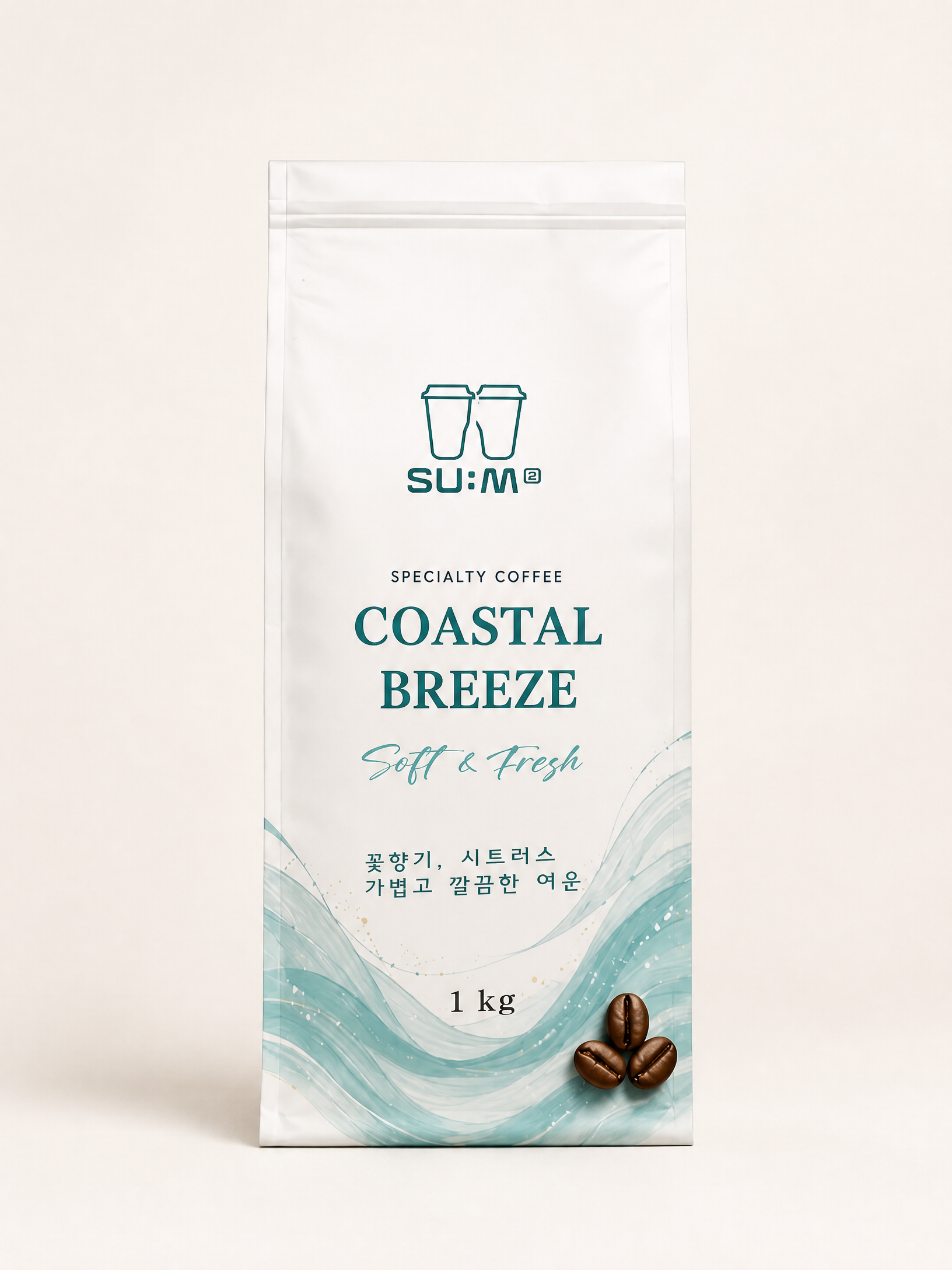 COASTAL BREEZE 1kg 원두 패키지