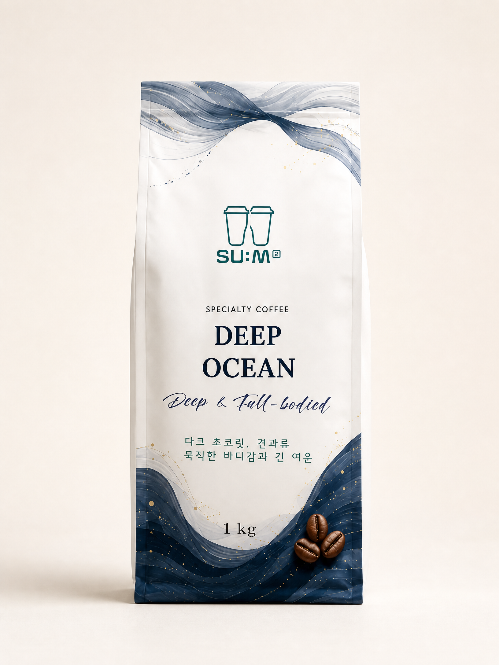 DEEP OCEAN 1kg 원두 패키지